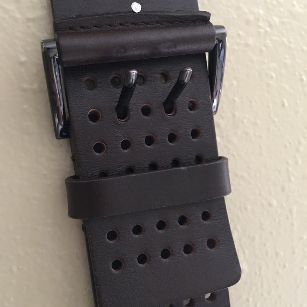 Leather belt